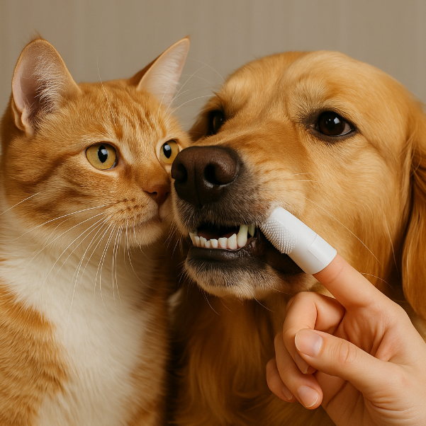 اهمیت بهداشت دهان و دندان حیوانات خانگی از پت شاپ لنداف هانا