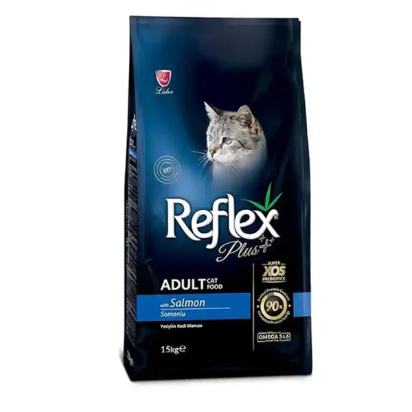 خرید قیمت و مشخصات غذا خشک گربه رفلکس پلاس از پت شاپ لنداف هانا | Reflex Plus Adult Cat Food with SalmonReflex Plus Adult Cat Food with Salmon