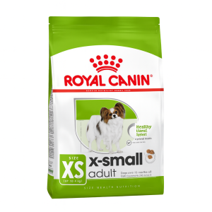 خرید ، قیمت و مشخصات غذا خشک ایکس اسمال ادالت رویال کنین از پت شاپ لنداف هانا | Royal Canin X-Small Adult