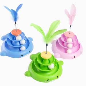 خرید ، قیمت و مشخصات اسباب بازی برج گربه بازی هیجان مدل دلفین وارداتی از لنداف هانا