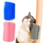 خرید ، قیمت و مشخصات برس دیواری گربه از پت شاپ لنداف هانا | Cat Wall Self Groomer Brush