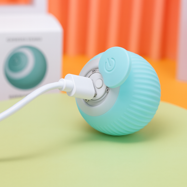 خرید ، قیمت و مشخصات اسباب بازی گربه توپ هوشمند مدل اتوماتیک از پت شاپ لنداف هانا | Smart Cat Toy Ball