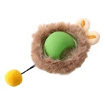 خرید ، قیمت و مشخصات اسباب بازی توپ هوشمند شارژی خزدار از پت شاپ لنداف هانا | Furry Smart Cat Toy Ball