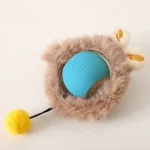 خرید ، قیمت و مشخصات اسباب بازی توپ هوشمند شارژی خزدار از پت شاپ لنداف هانا | Furry Smart Cat Toy Ball