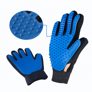 خرید ، قیمت و مشخصات دستکش تروتاچ از پت شاپ لنداف هانا | TrueTouch Pet Grooming Glove