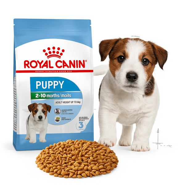 خرید ، قیمت و مشخصات غذای خشک رویال کنین سگ مینی پاپی از پت شاپ لنداف هانا | Royal Canin Mini Puppy