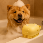 خرید ، قیمت و مشخصات لیف سیلیکونی حمام پت از پت شاپ لنداف هانا | Silicone Bath Brush