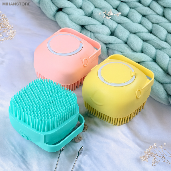خرید ، قیمت و مشخصات لیف سیلیکونی حمام پت از پت شاپ لنداف هانا | Silicone Bath Brush