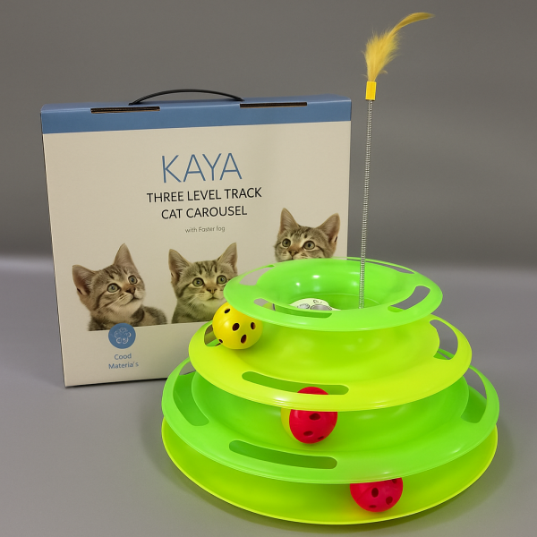 خرید ، قیمت و مشخصات اسباب بازی گربه بازی هیجان کایا از پت شاپ لنداف هانا | Cat Tower Toy
