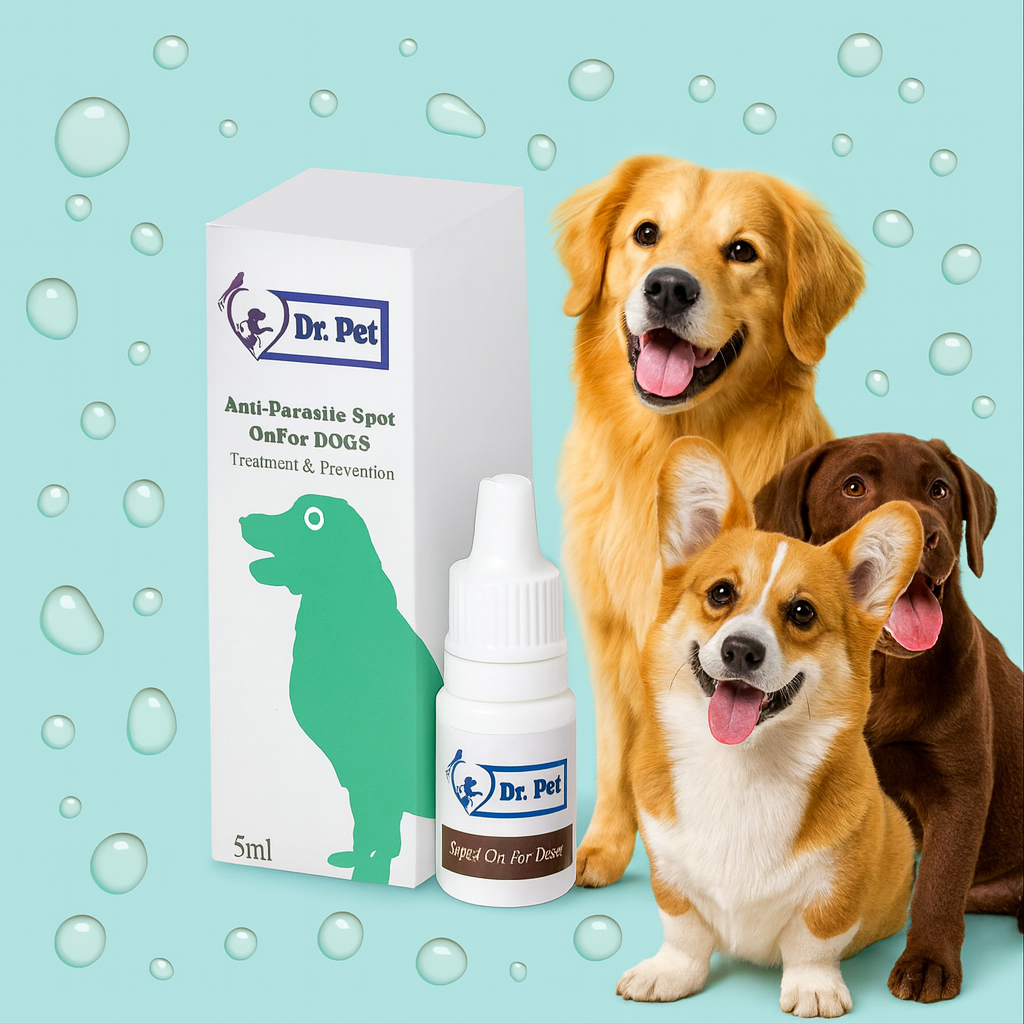 خرید ، قیمت و مشخصات قطره ضد کک و کنه پت گردنی دکتر پت از پت شاپ لنداف هانا| Anti-Flea and Tick Spot-On for Dogs