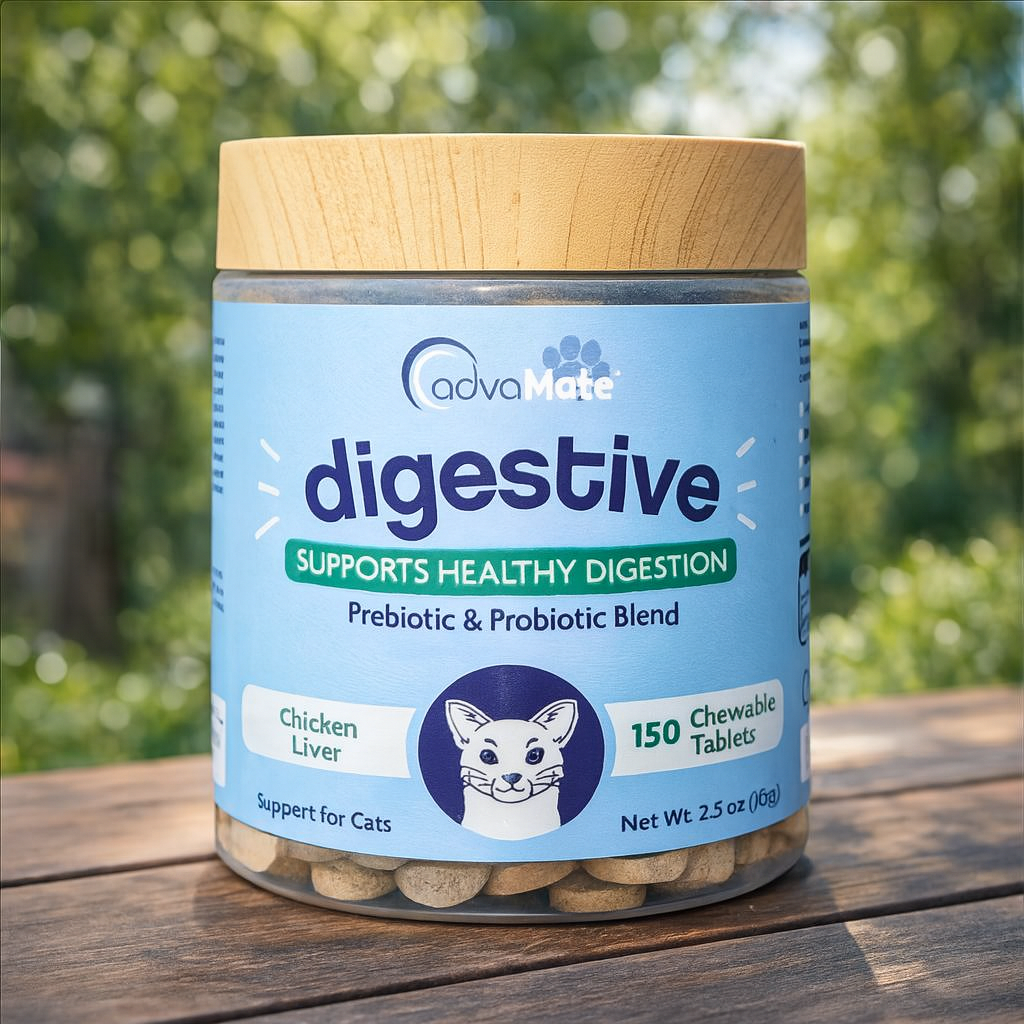 خرید ، قیمت و مشخصات قرص پروبیوتیک گربه ادواکر از پت شاپ لنداف هانا | Advacare digestive