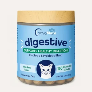 خرید ، قیمت و مشخصات قرص پروبیوتیک گربه ادواکر از پت شاپ لنداف هانا | Advacare digestive