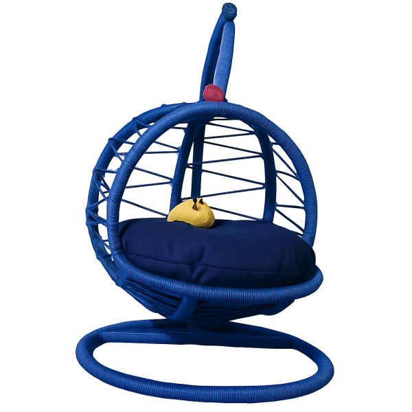 خرید ، قیمت و مشخصات تاب ریلکسی کلاسیک گربه از پت شاپ لنداف هانا | Cat relaxation swing Cat Bed Pet Egg Chair