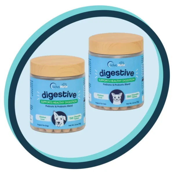 خرید ، قیمت و مشخصات قرص پروبیوتیک سگ از پت شاپ لنداف هانا | Advacare digestive Tablets