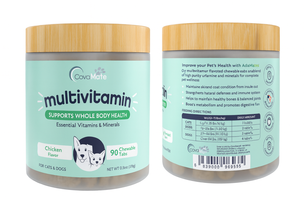 خرید ، قیمت و مشخصات مولتی ویتامین سگ و گربه ادواکر از پت شاپ لنداف هانا | AdvaMate Multivitamin