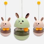 خرید ، قیمت و مشخصات اسباب‌بازی تعادلی مخزن‌دار تشویقی‌خور از پت شاپ لنداف هانا | Interactive Balance Treat Toy ، Pet Wobble Toy