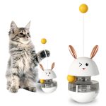 خرید ، قیمت و مشخصات اسباب‌بازی تعادلی مخزن‌دار تشویقی‌خور از پت شاپ لنداف هانا | Interactive Balance Treat Toy ، Pet Wobble Toy