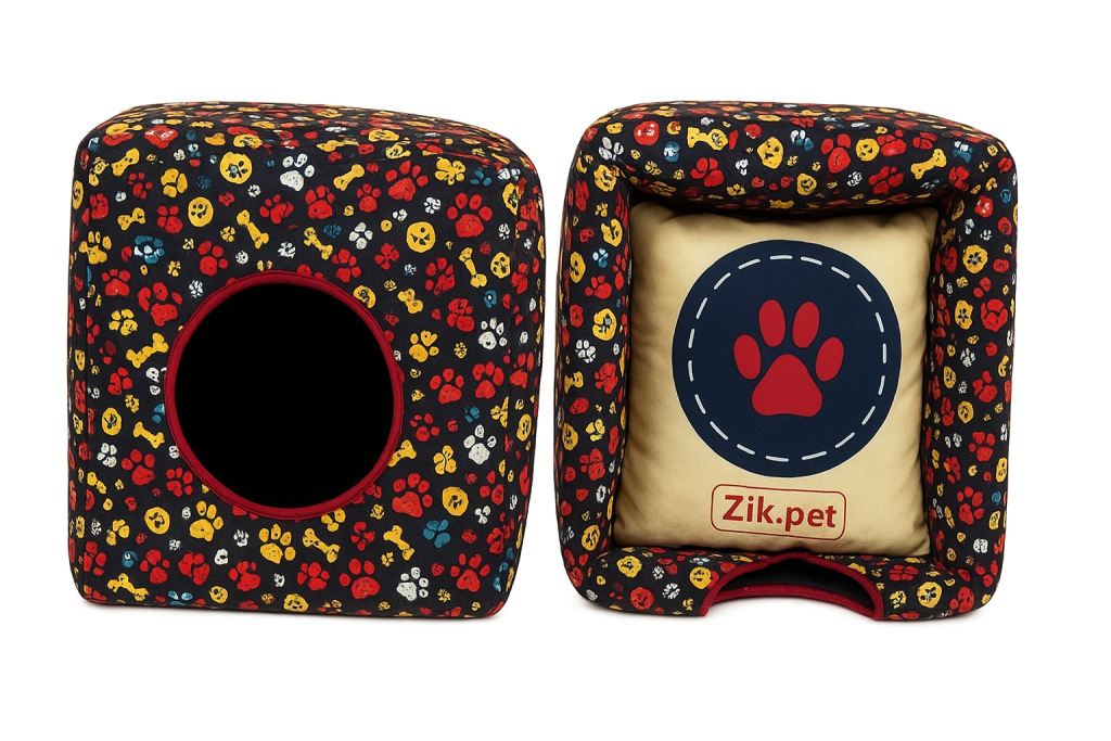 خرید ، قیمت و مشخصات جا خواب سگ سه حالته زیک از پت شاپ لنداف هانا | Three-purpose dog bed