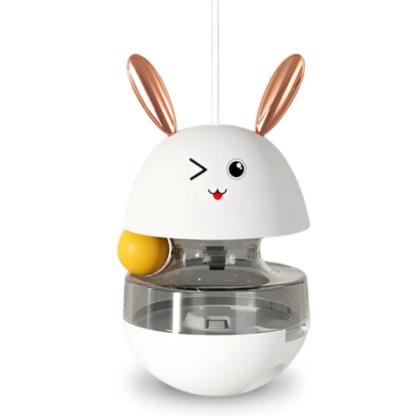 خرید ، قیمت و مشخصات اسباب‌بازی تعادلی مخزن‌دار تشویقی‌خور از پت شاپ لنداف هانا | Interactive Balance Treat Toy ، Pet Wobble Toy