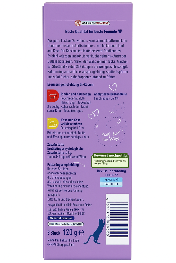 خرید ، قیمت و مشخصات بستنی گربه وینستون طعم گوشت و پنیر از پت شاپ لنداف هانا | Winston Schleckerli