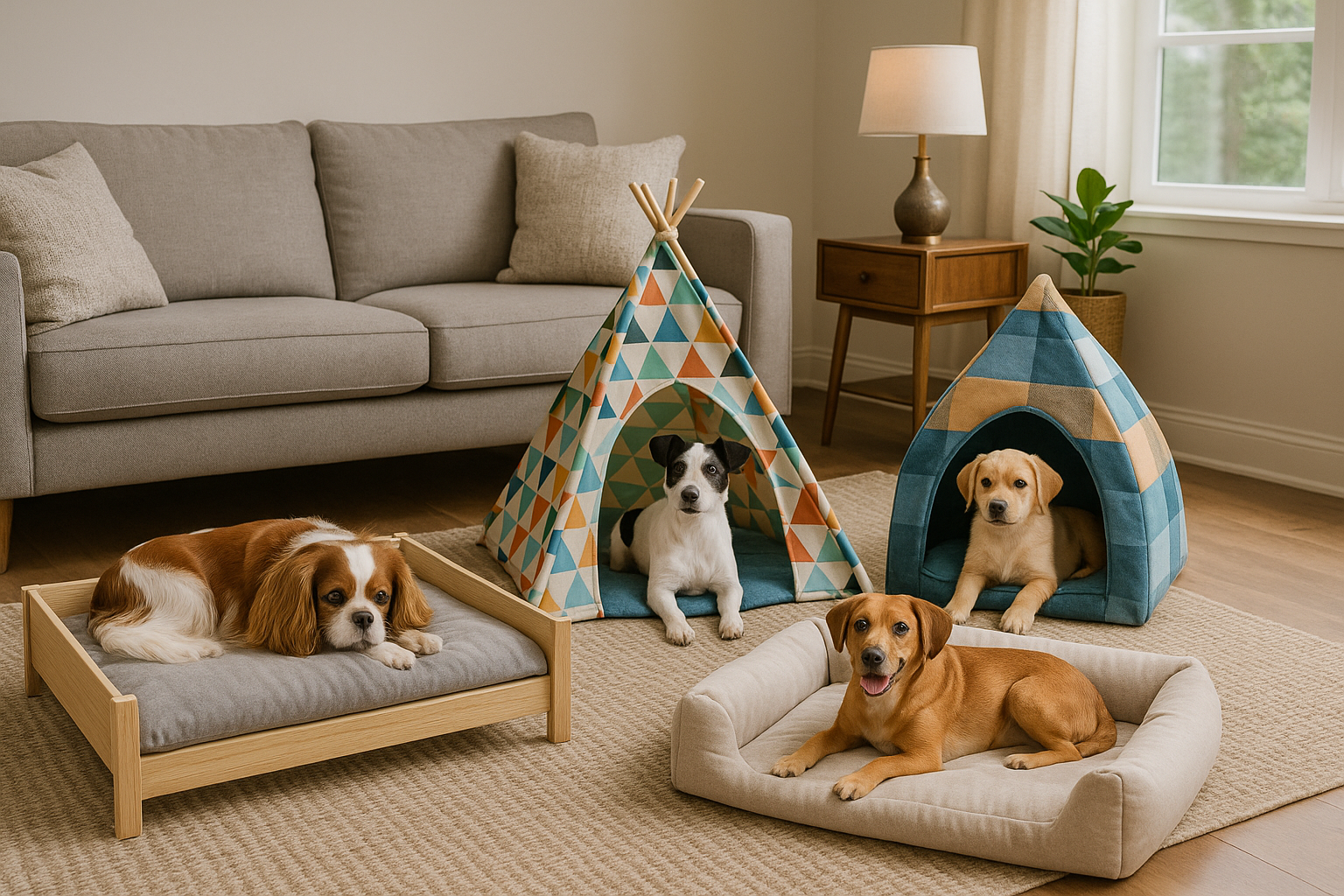 خرید ، قیمت و مشخصات انواع تخت ، تشک و جا خواب سگ از پت شاپ لنداف هانا