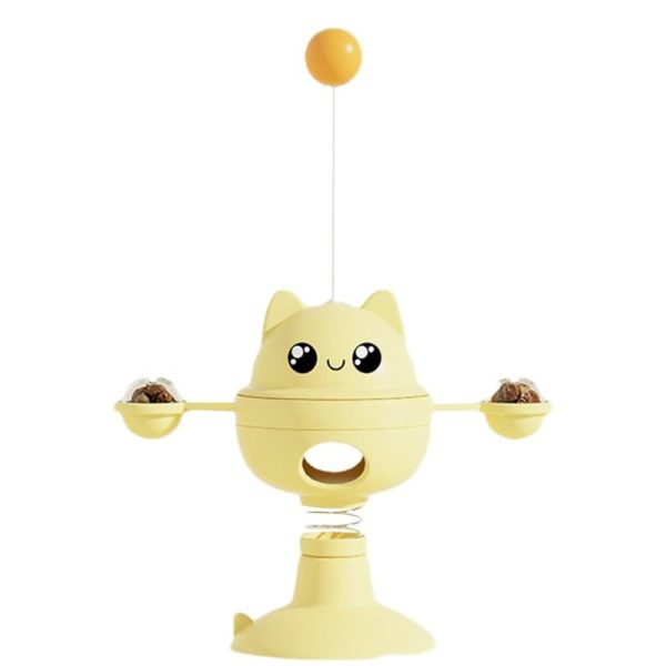 خرید ، قیمت و مشخصات اسباب‌ بازی چرخشی مخزن‌ دار از پت شاپ لنداف هانا | Pet Rotary Toy