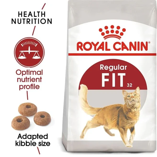 خرید ، قیمت و مشخصات غذا خشک ادالت فیت گربه از پت شاپ لنداف هانا | Royal Canin adult Fit