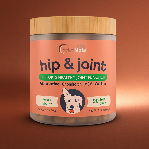 خرید ، قیمت و مشخصات قرص گلوکوزامین و کلسیم جهت مفاصل سازی و استخوان بندی سگ از پت شاپ لنداف هانا | Advacare hip & joint Tablets