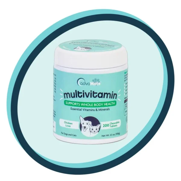 خرید ، قیمت و مشخصات مولتی ویتامین سگ و گربه ادواکر از پت شاپ لنداف هانا | AdvaMate Multivitamin