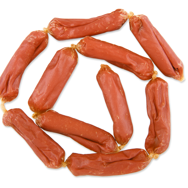 خرید ، قیمت و مشخصات تشویقی سوسیسی مرغ ونپی از پت شاپ لنداف هانا | Wanpy Chicken Sausages