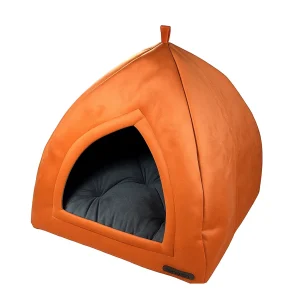 خرید ، قیمت و مشخصات جاخواب سه کاره ی حیوانات خانگی طرح کدو از پت شاپ لنداف هانا | Pet Nest