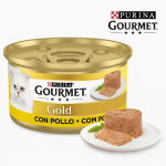 خرید ، قیمت و مشخصات کنسرو گرومت با طعم مرغ از لنداف هانا | Purina Gourmet Gold Chicken