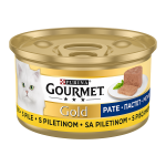 خرید ، قیمت و مشخصات کنسرو گرومت با طعم مرغ از لنداف هانا | Purina Gourmet Gold Chicken