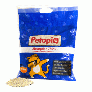 خرید ، قیمت و مشخصات خاک گربه پتوپیا از پت شاپ لنداف هانا | petopia Cat Litter