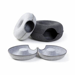 خرید ، قیمت و مشخصات جا خواب دونات گربه از پت شاپ لنداف هانا | Cat Donut Bed