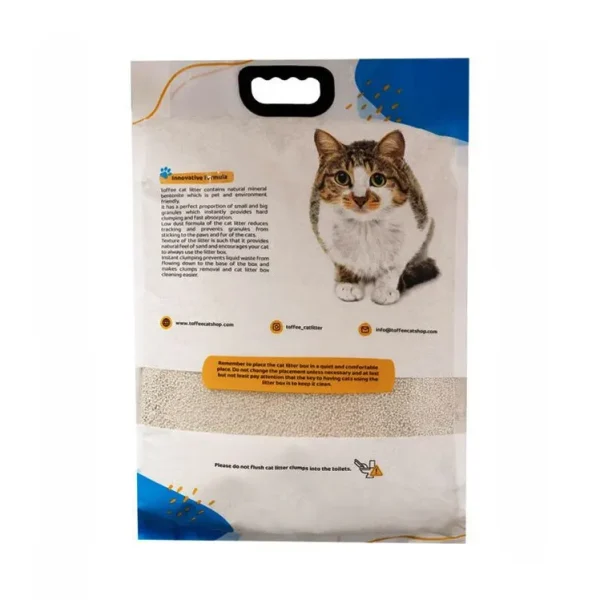 خرید ، قیمت و مشخصات خاک گربه تافی سوپر کلامپ از پت شاپ لنداف هانا | Toffee cat litter