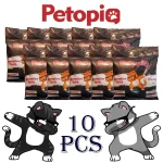 خرید ، قیمت و مشخصات خاک گربه پتوپیا کربن دار از پت شاپ لنداف هانا | Petopia Carbonized Cat Litter
