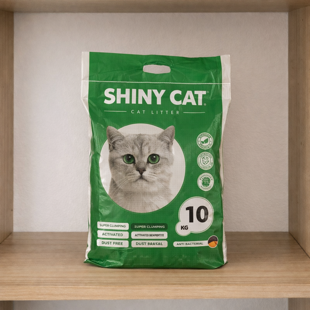 خرید ، قیمت و مشخصات خاک گربه شاینی از پت شاپ لنداف هانا | Shiny Cat Cat Litter