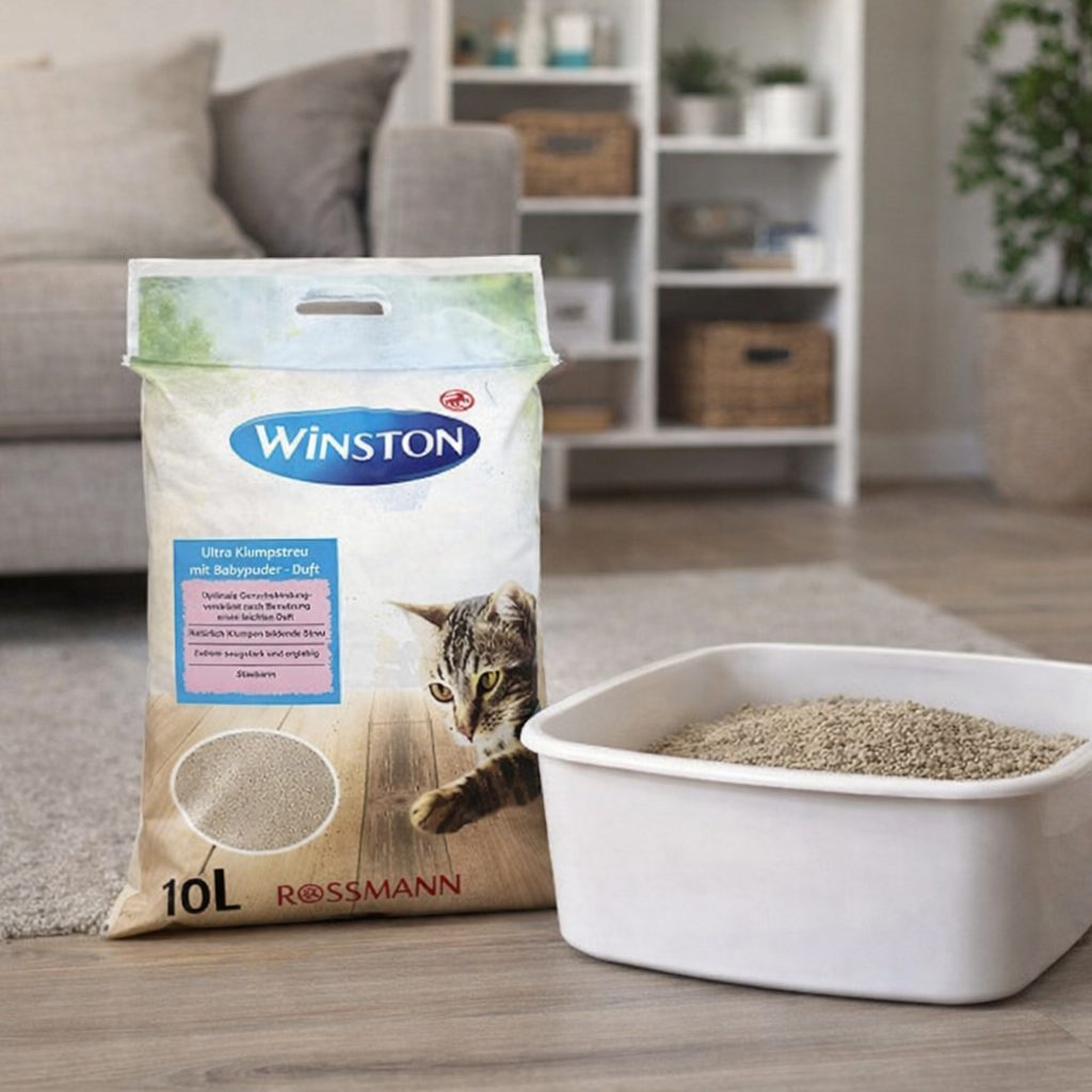 خرید ، قیمت و مشخصات خاک گربه وینستون از پت شاپ لنداف هانا | Winston Cat Litter