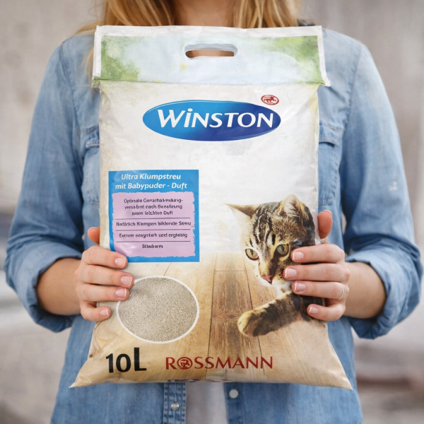 خرید ، قیمت و مشخصات خاک گربه وینستون از پت شاپ لنداف هانا | Winston Cat Litter