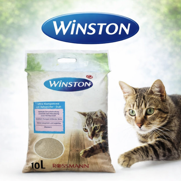 خرید ، قیمت و مشخصات خاک گربه وینستون از پت شاپ لنداف هانا | Winston Cat Litter