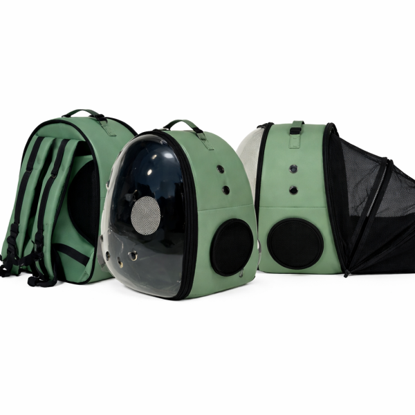 خرید ، قیمت و مشخصات کیف حمل سگ و گربه چرمی از پت شاپ لنداف هانا | Leather dog and cat carrier bag