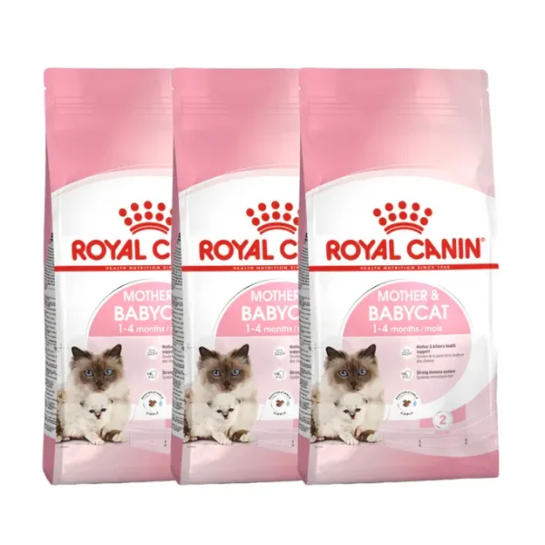 خرید ، قیمت و مشخصات غذای خشک گربه مادر اند بیبی رویال کنین از پت شاپ لنداف هانا | royal canin mother & babycat