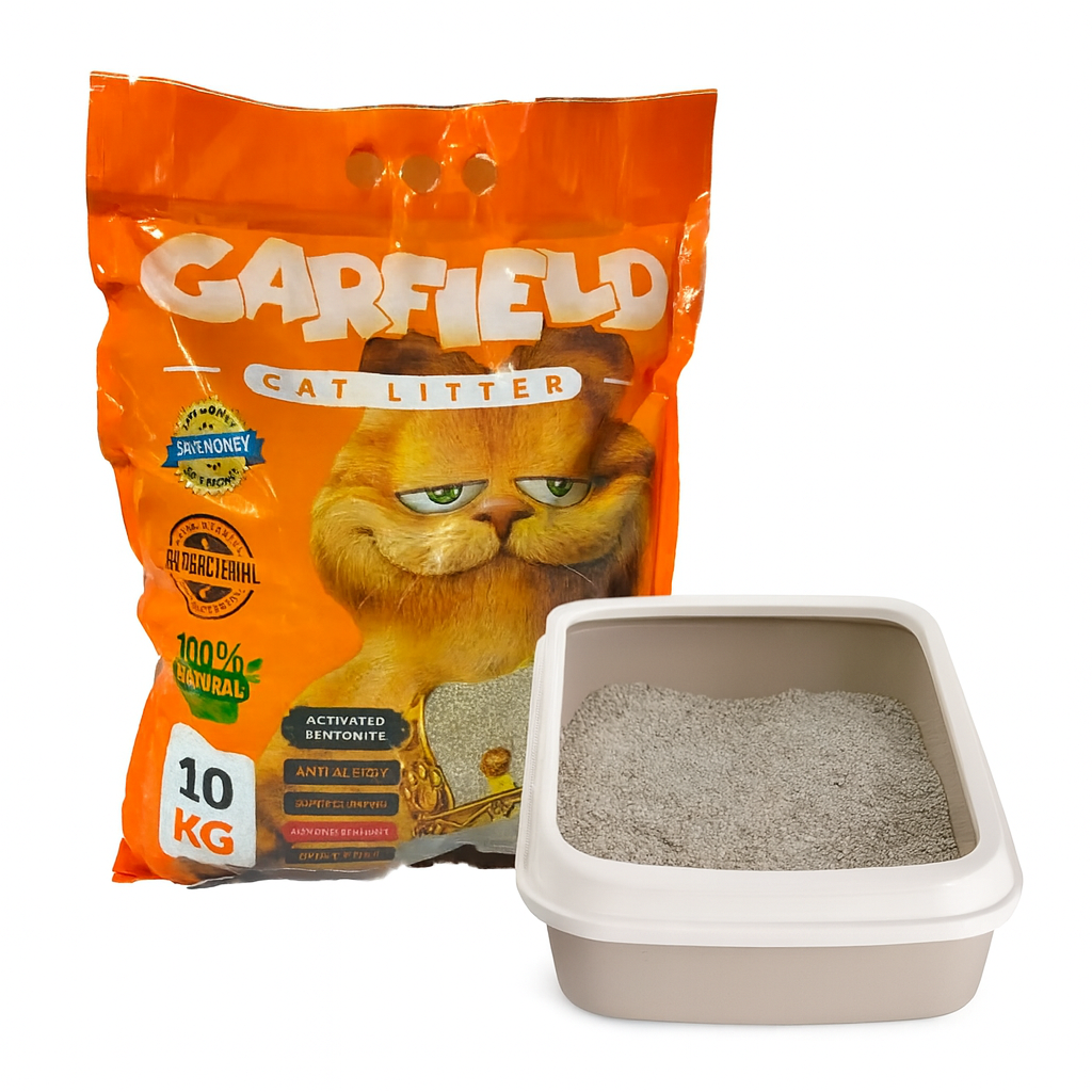 خرید ، قیمت و مشخصات خاک گربه گارفیلد ساده از پت شاپ لنداف هانا | Garfield Cat Litter