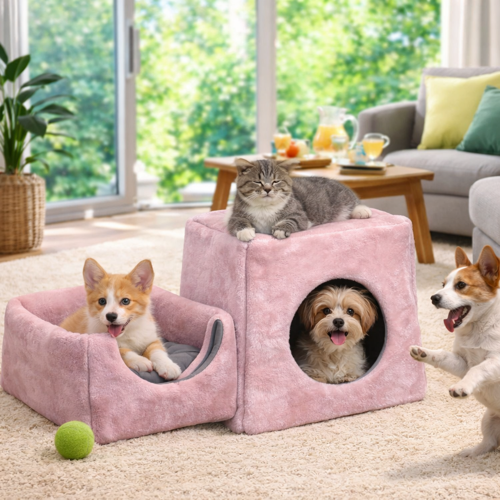 خرید ، قیمت و مشخصات جا خواب سه حالته آنجل از پت شاپ لنداف هانا | Fereshteh three-position sleeping mattress