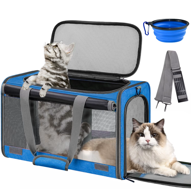 خرید ، قیمت و مشخصات باکس حمل سگ و گربه مکس از پت شاپ لنداف هانا | Dog Travel Carrier