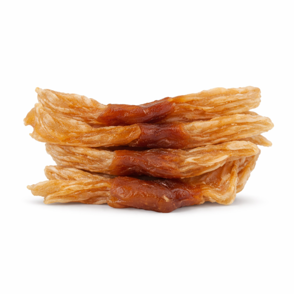 خرید ، قیمت و مشخصات تشویقی مدادی با دور پیچ هویج مرغ لاو می از پت شاپ لنداف هانا | LOVE ME dog treat