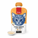 خرید ، قیمت و مشخصات پودینگ گربه ونپی با طعم مرغ و ماهی کاد از پت شاپ لنداف هانا | Wanpy Creamy Cat Pudding