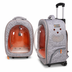 خرید ، قیمت و مشخصات ترولی کوله ای سگ و گربه از پت شاپ لنداف هانا | trolley for dogs and cats